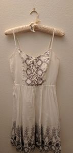 Guess brand white eyelet dress